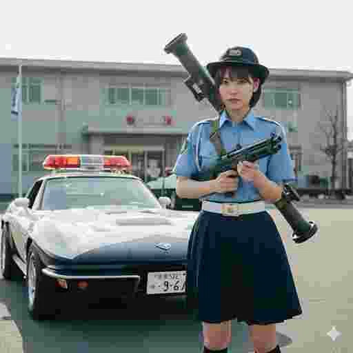 コスプレ 警察官 写真素材（サンプル）036