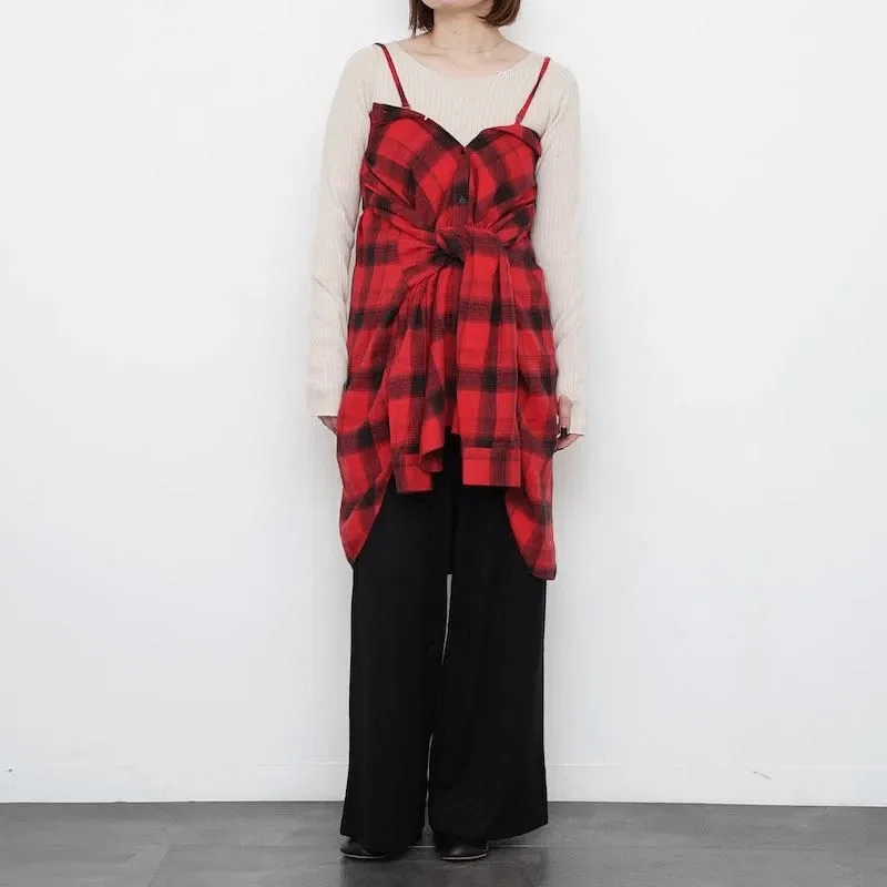 crinkle crinkle crinkle】今シーズンの注目nel check shirt bustier