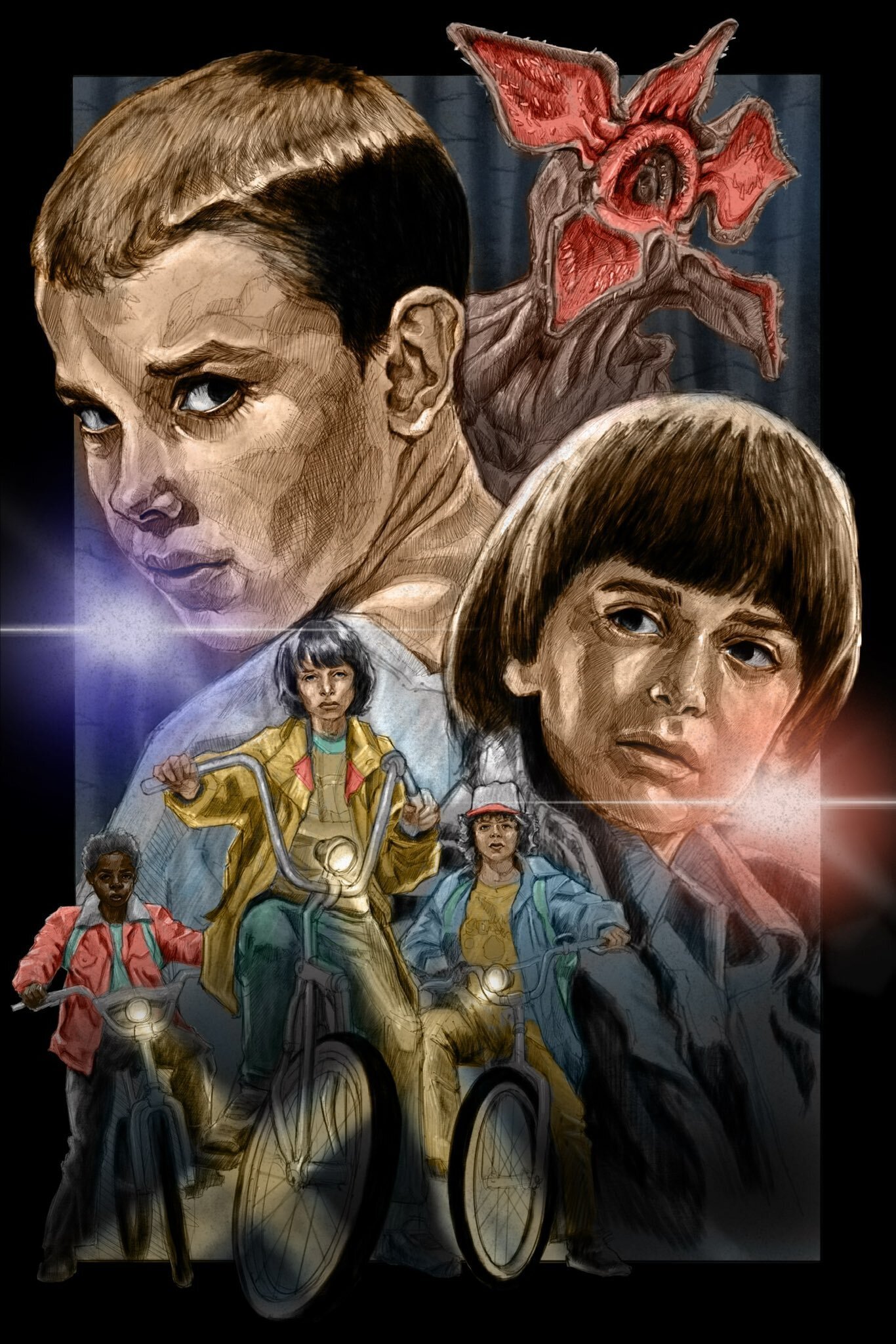 制作記録】ストレンジャーシングスファンポスター｜NONJI