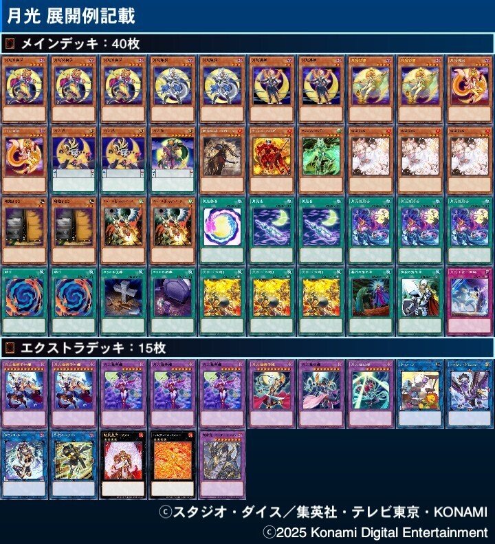 遊戯王 月光(ムーンライト) 展開｜寛大