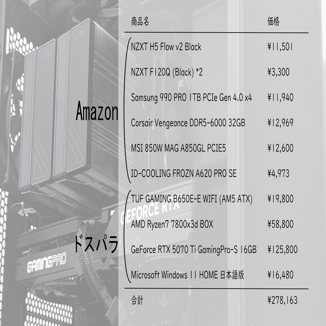 2025年最新】30万円で組む自作PCの完全ガイド。RTX 5070 Ti × Ryzen 7