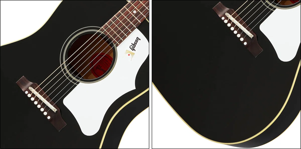 エボニーカラーにホワイトラージガードが印象的！超定番ギブソン「60s