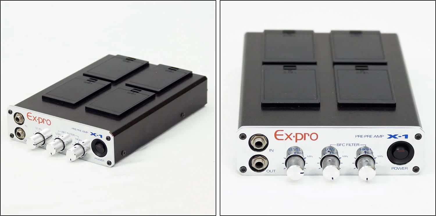 EX-Pro X-1 イーエクスプロ ギター用プリアンプ ggw725x 特選中古品！マニアックな逸品「Ex-pro X-1 PRE-PRE AMP」が中古で入荷