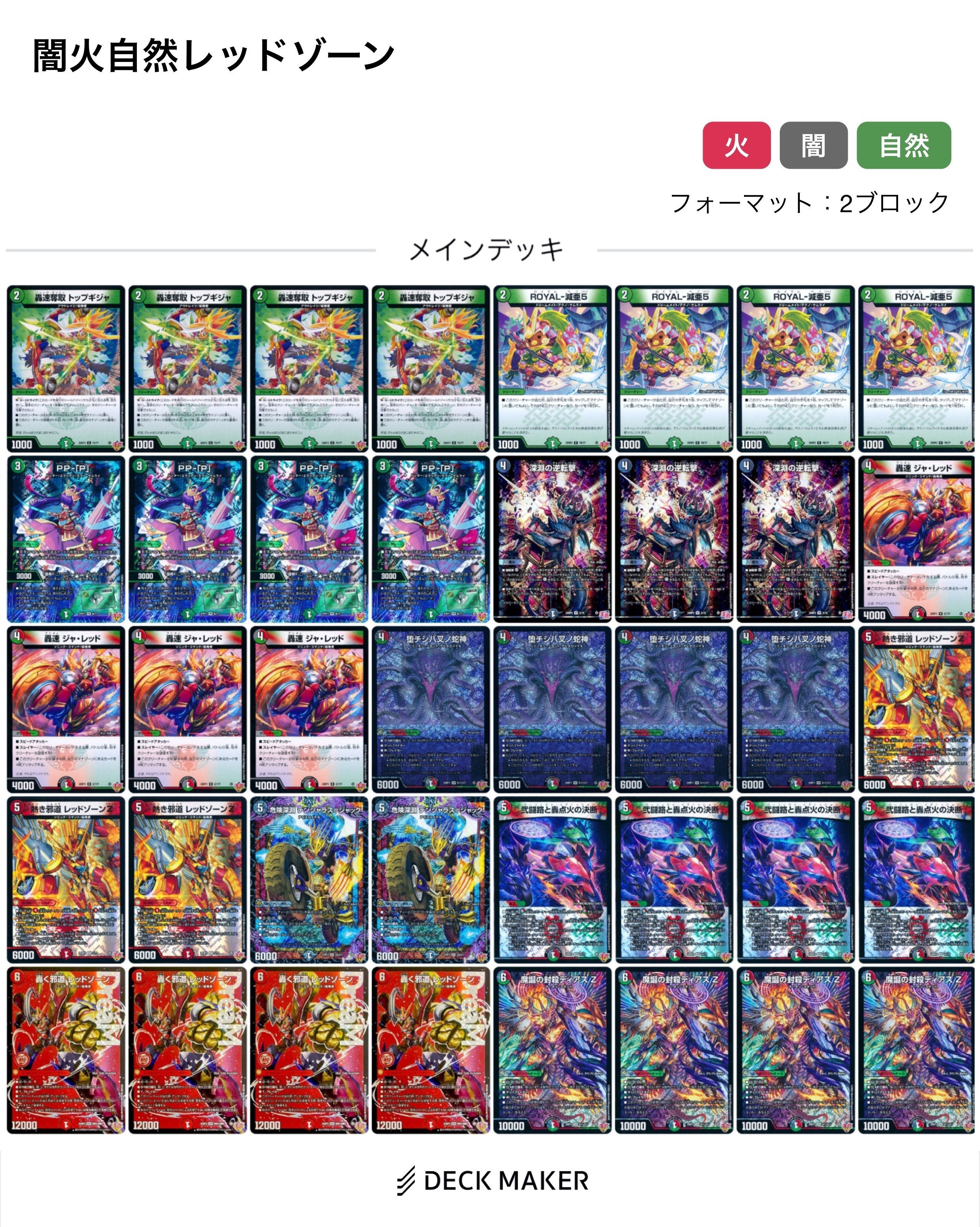 エリア予選開幕直前！ デュエルマスターズ2ブロック王道・王道W編メタ