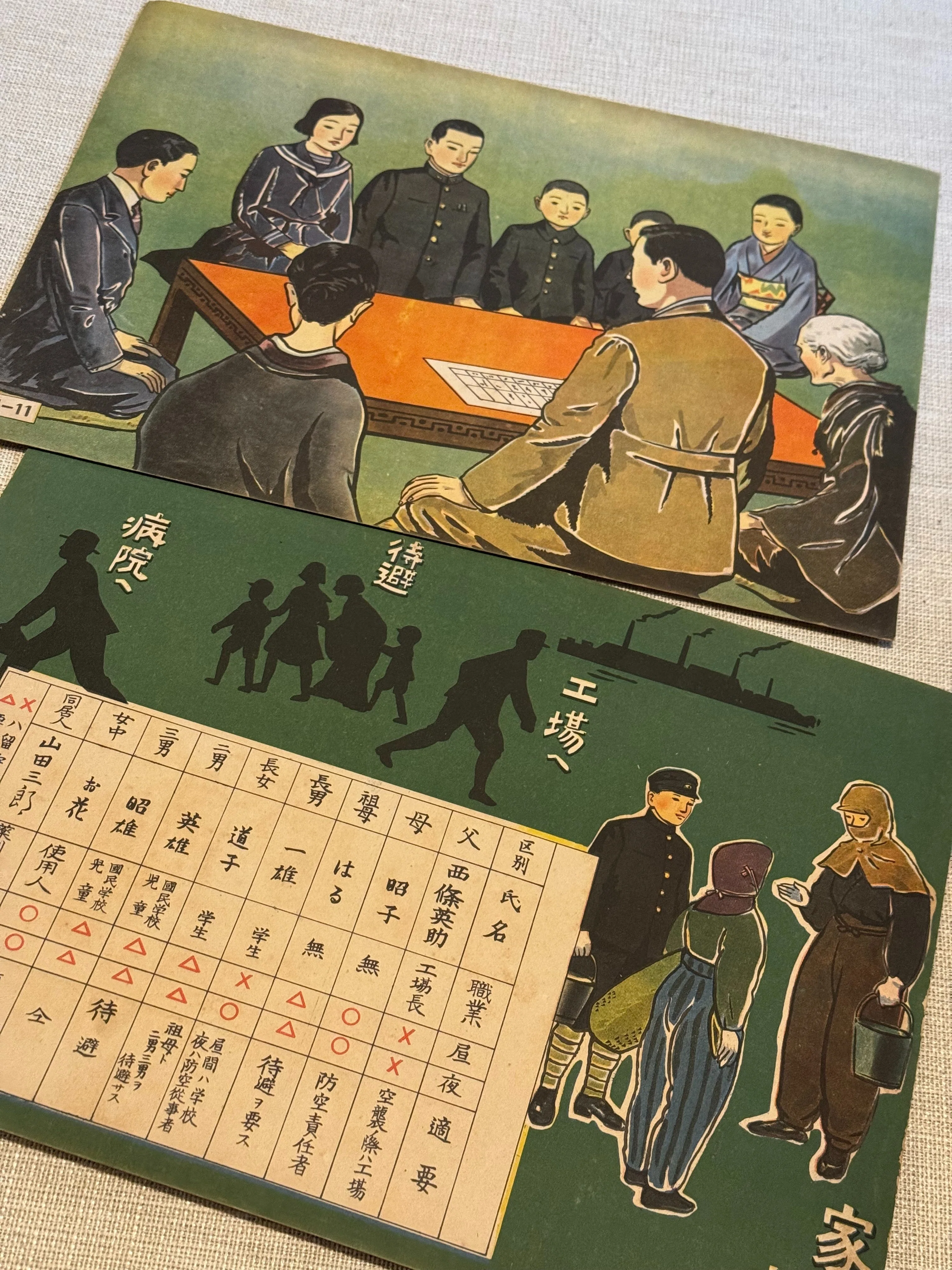 国策紙芝居には、防空指導を主眼にしたものがありましたー「わが家は