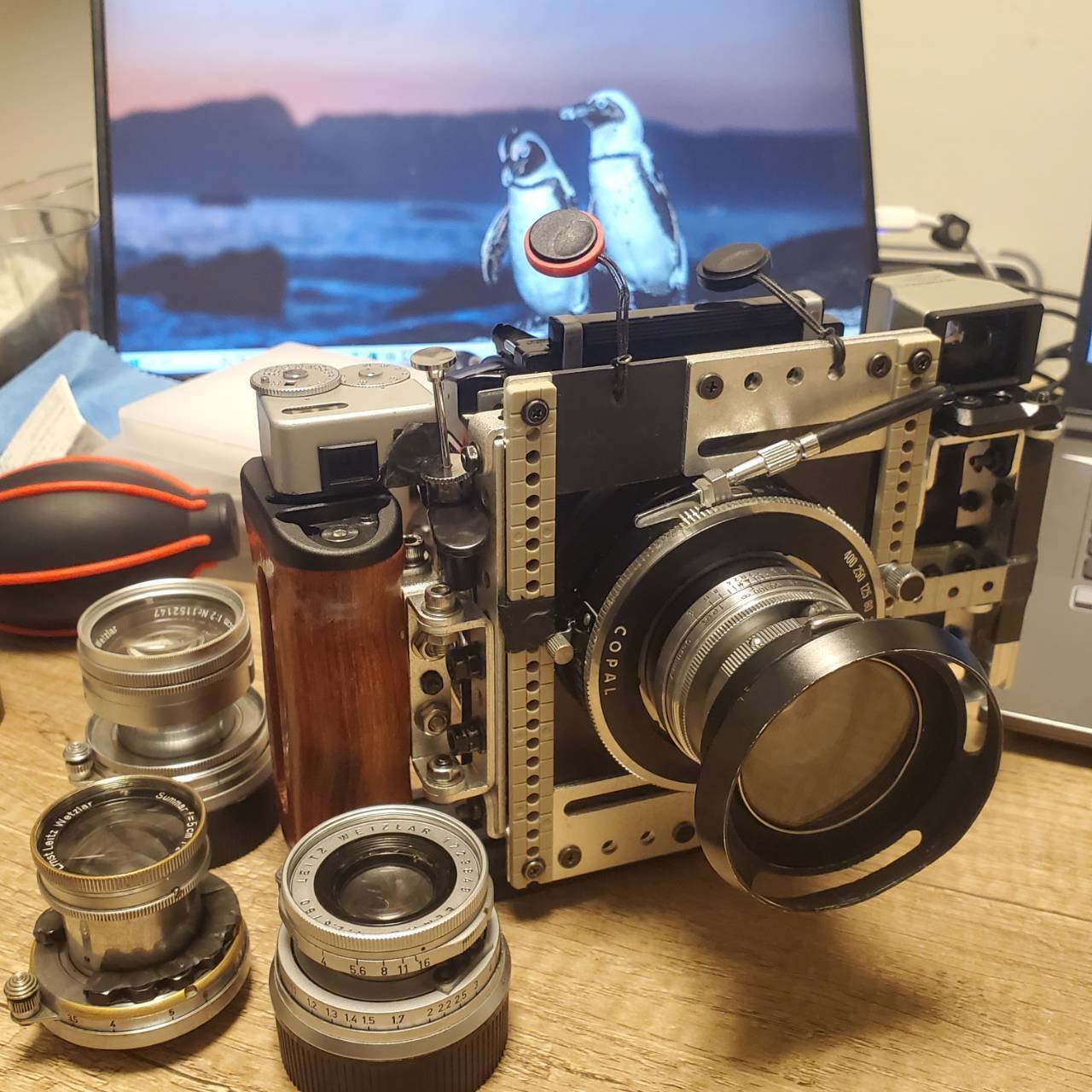 自作中判カメラ三号機(L39マウント)やで。｜Yoshimin📸(ライカスキー)