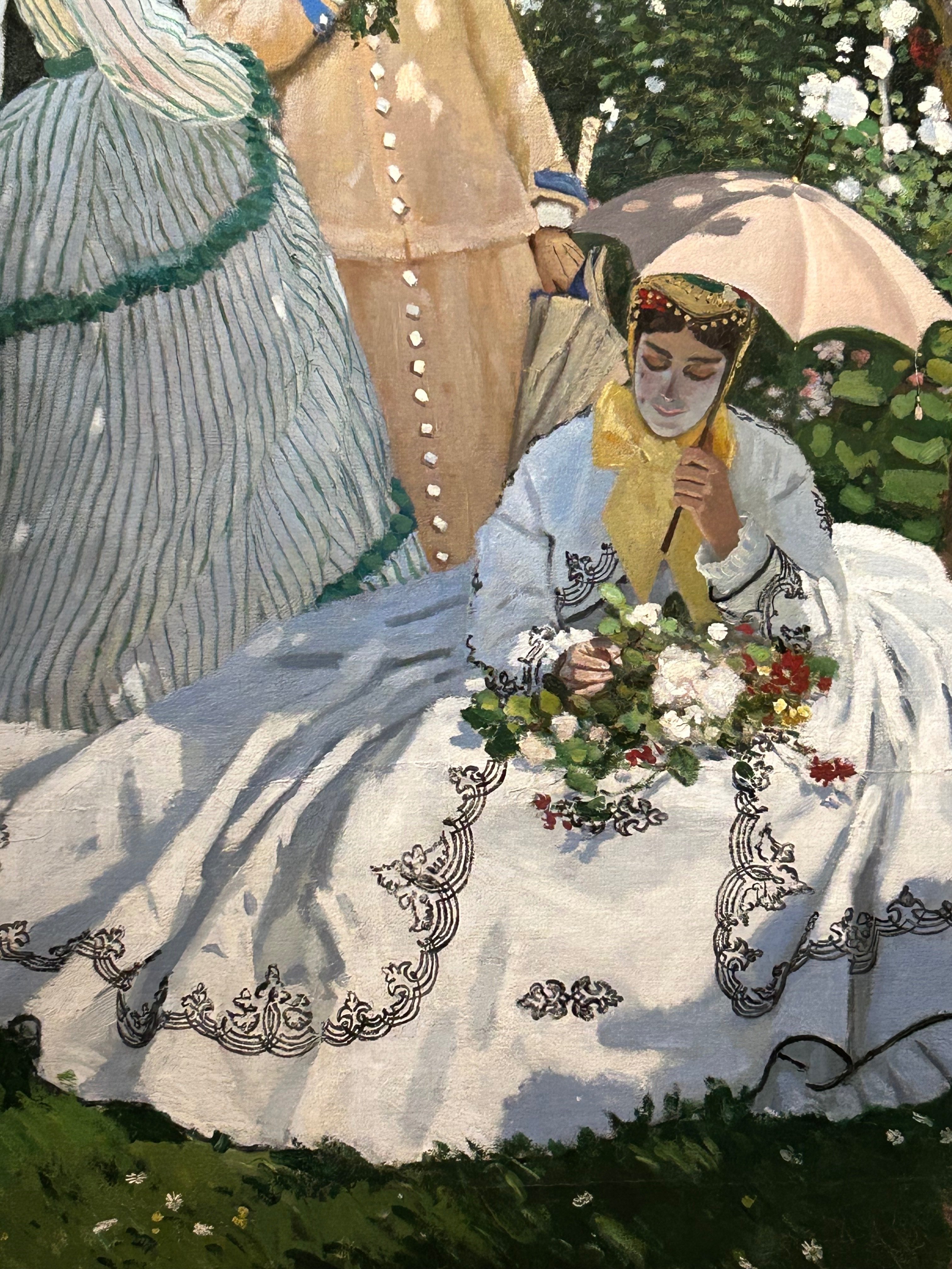 子供のためのオルセー美術館(227)あの時の白いドレス/モネ・あきらめた