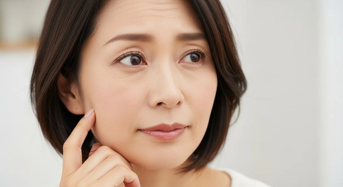 老け見えを気にする女性