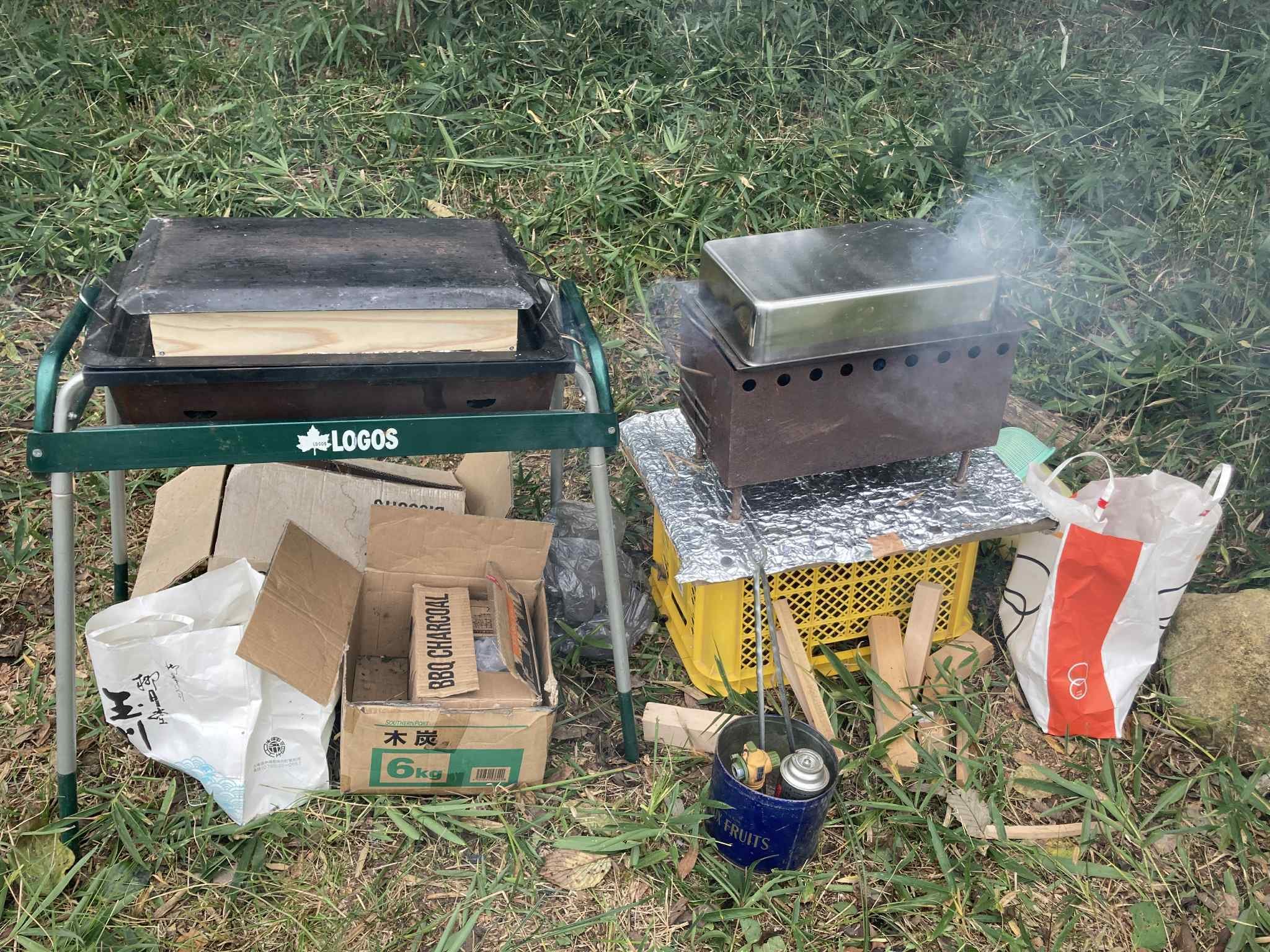 BBQコンロの石焼き芋機を作る⑤ ＜全6回＞｜スローソサエティ/城の