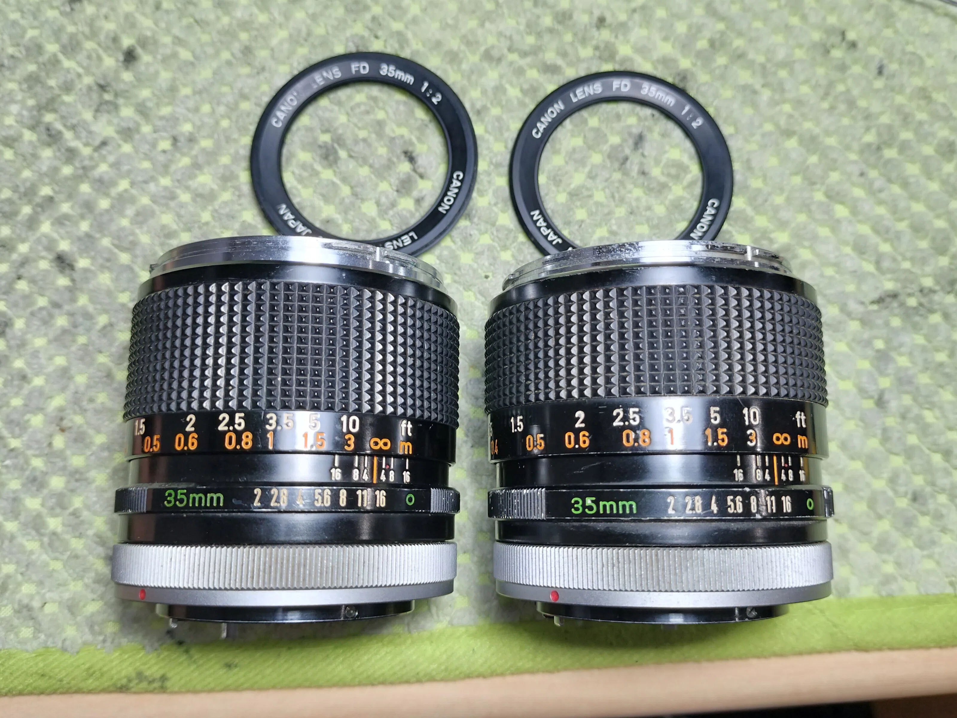 Canon FD 35mm F2 コンカーブ 凹玉の分解｜フィルムカメラ修理のアクア