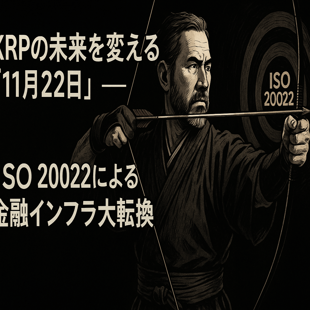 XRPの未来を変える「11月22日」──ISO 20022による金融インフラ大転換｜光本貴一｜XRP / Ripple