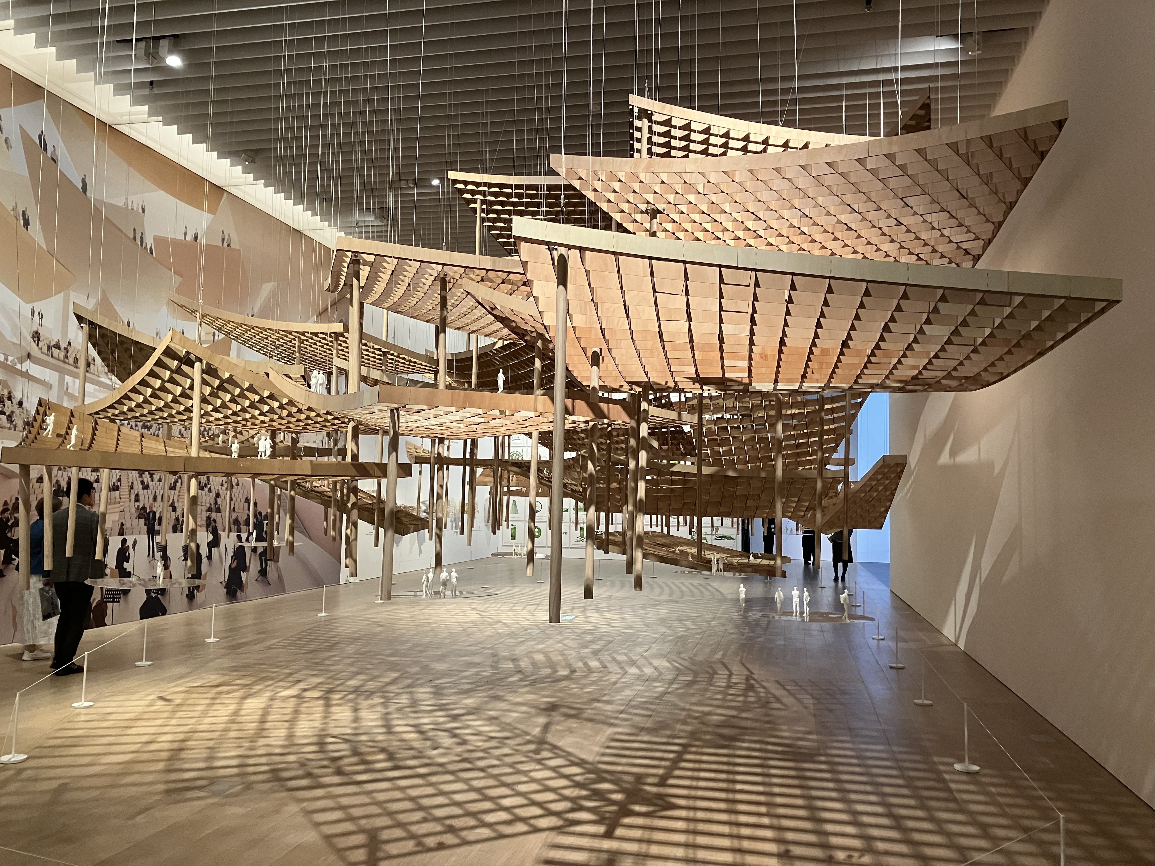 図形譜面と建築のコラボ｜Poetic Mica Drops（ポエティック・ミカ