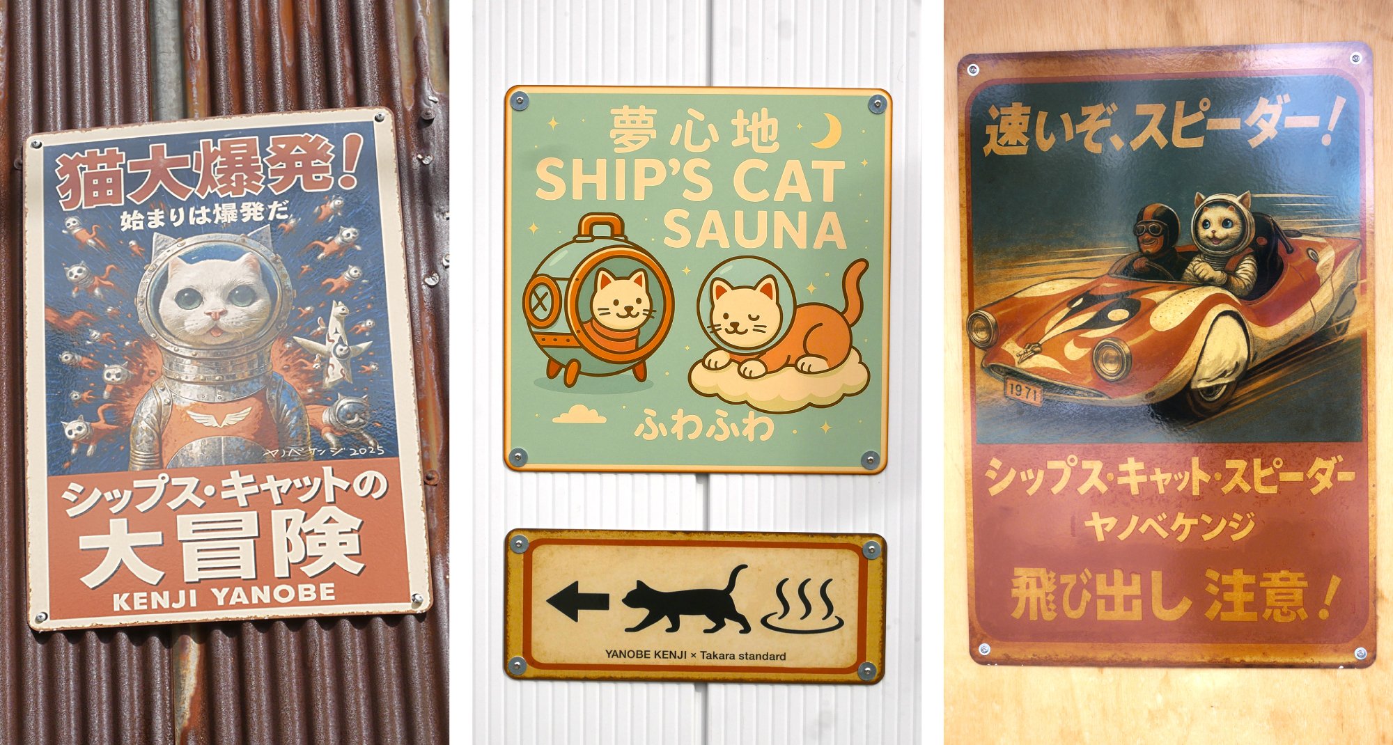 ヤノベケンジ展】大阪・北加賀屋の巨大アート収蔵庫「MASK」で宇宙猫