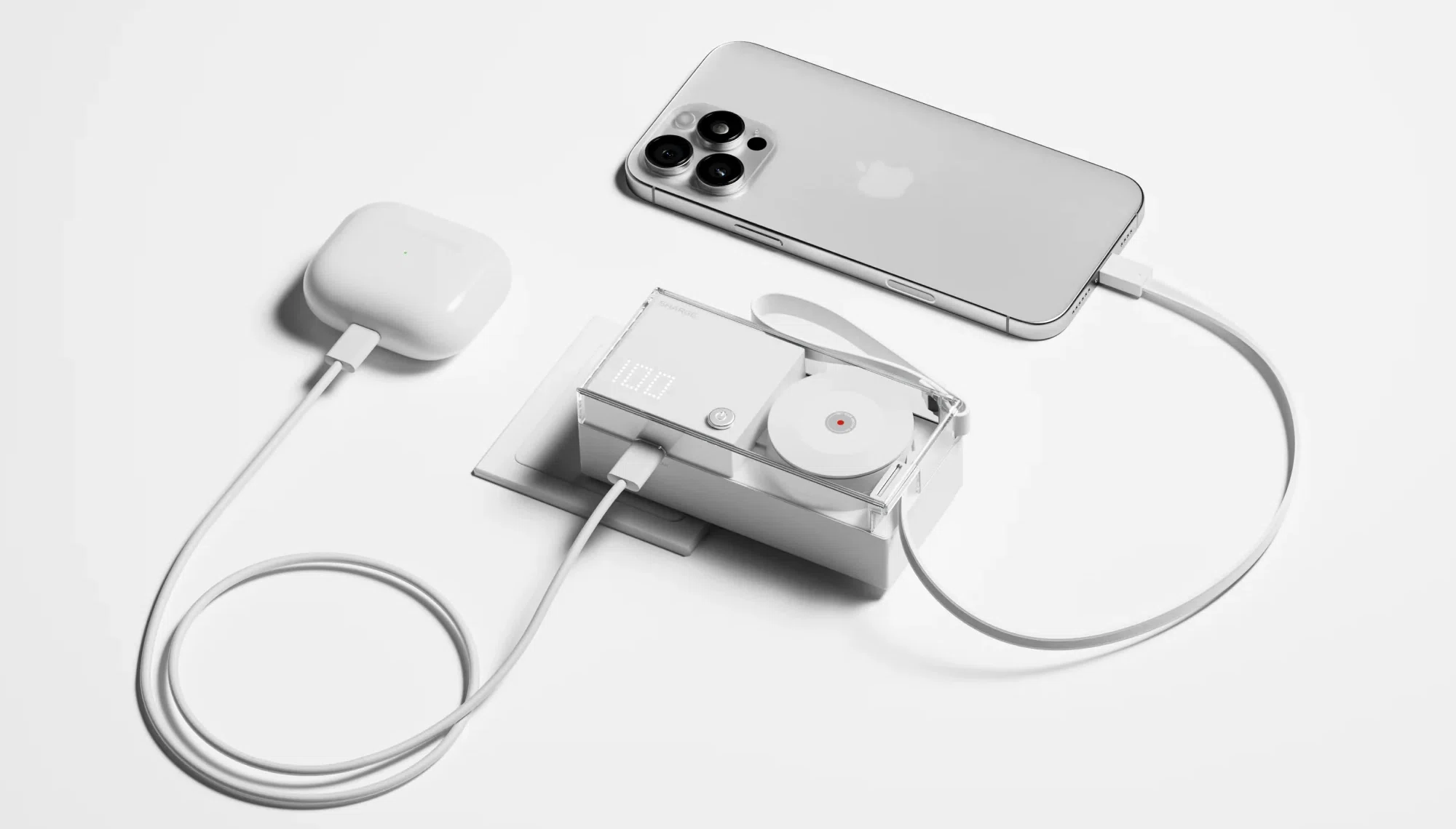 ビジュ良くて実用的なモバイルバッテリー！Sharge格納式3-in-1を徹底