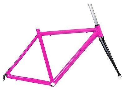 ピンク アルミニウム ロードバイクフレーム 新品でこれより安いロードバイクフレームセットってある!?☆2025年11月