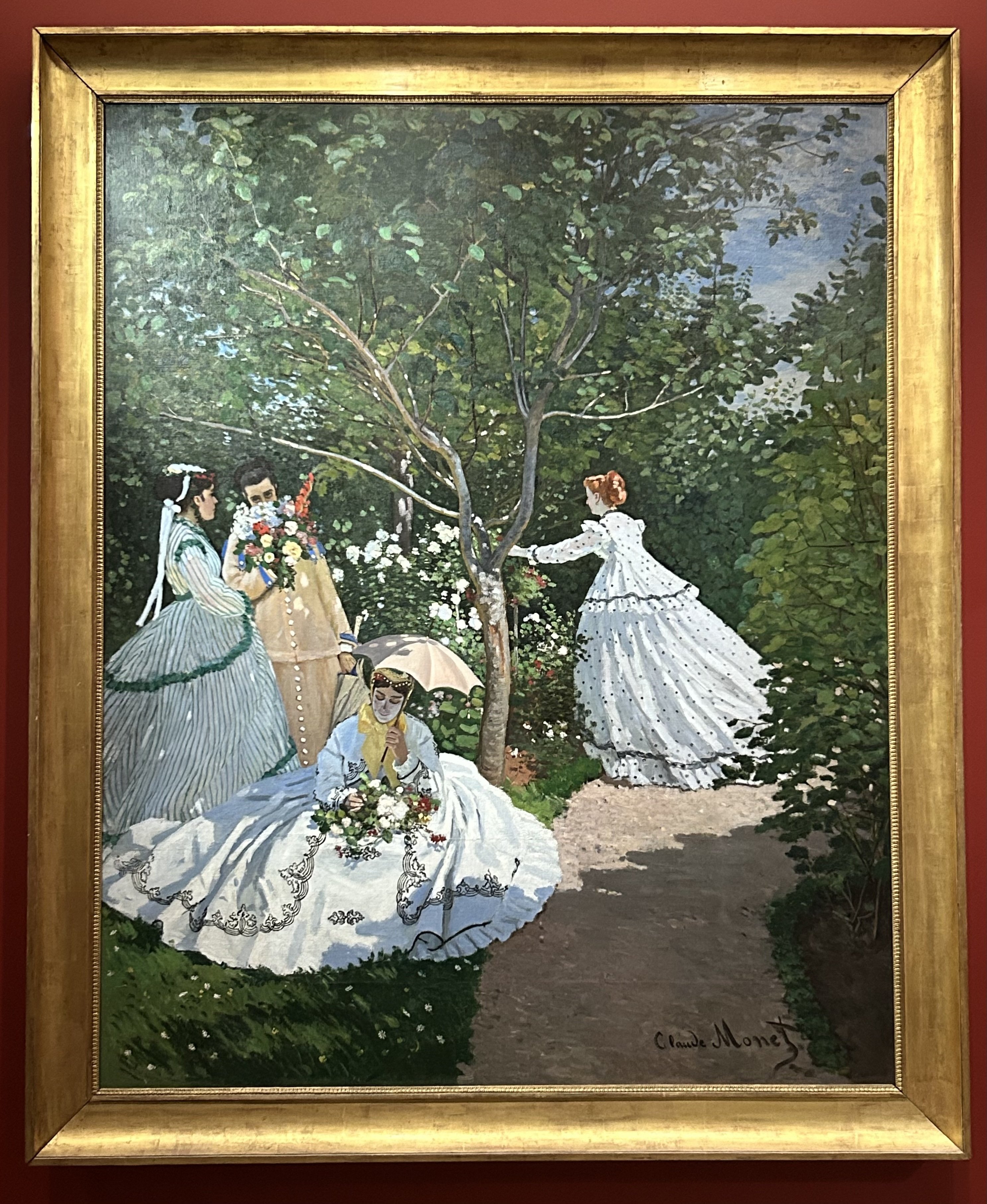 子供のためのオルセー美術館(227)あの時の白いドレス/モネ・あきらめた