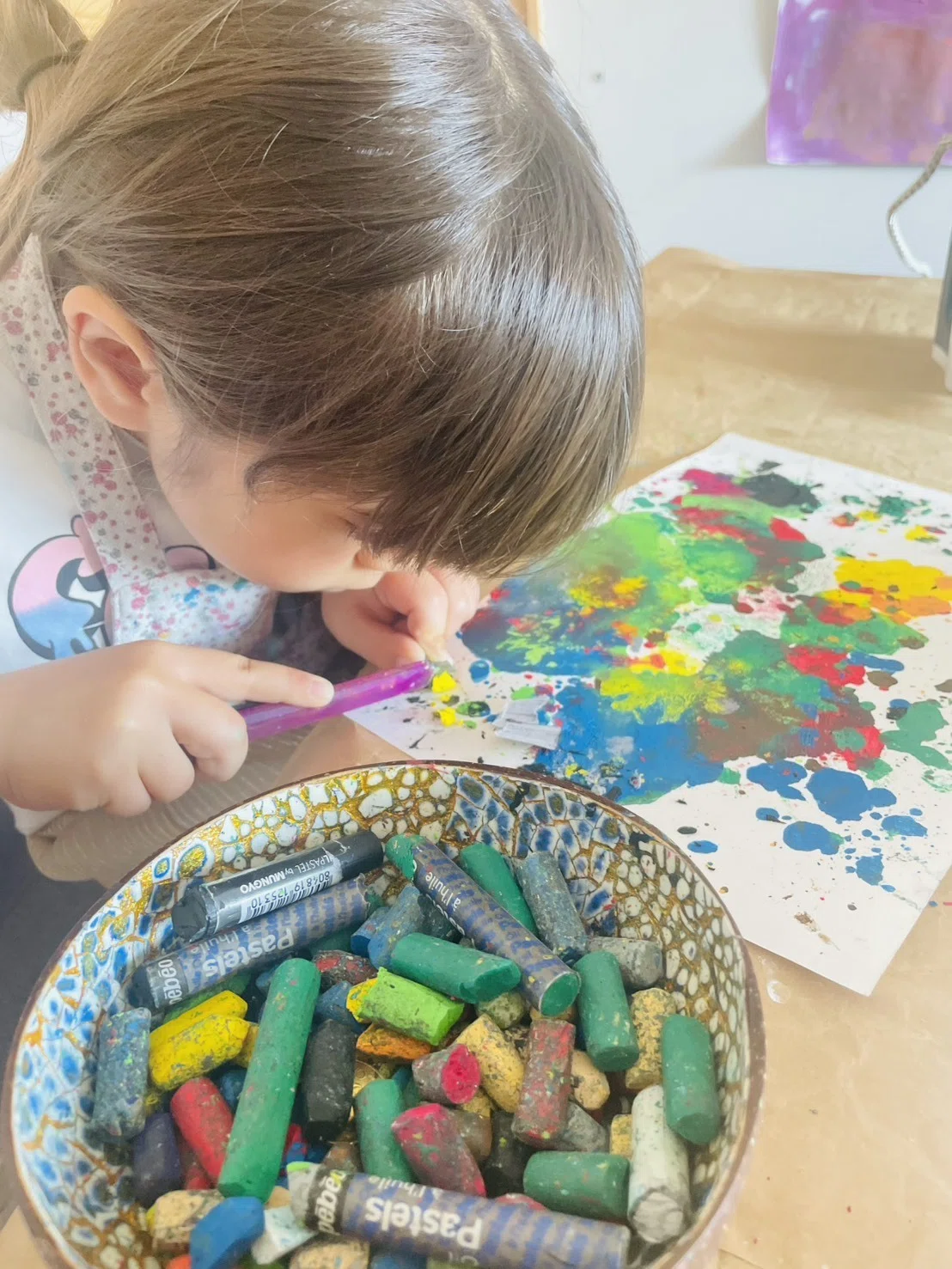 次女6歳が、“クレヨンを削った日”｜山口ゆうみ｜🇫🇷フランス発