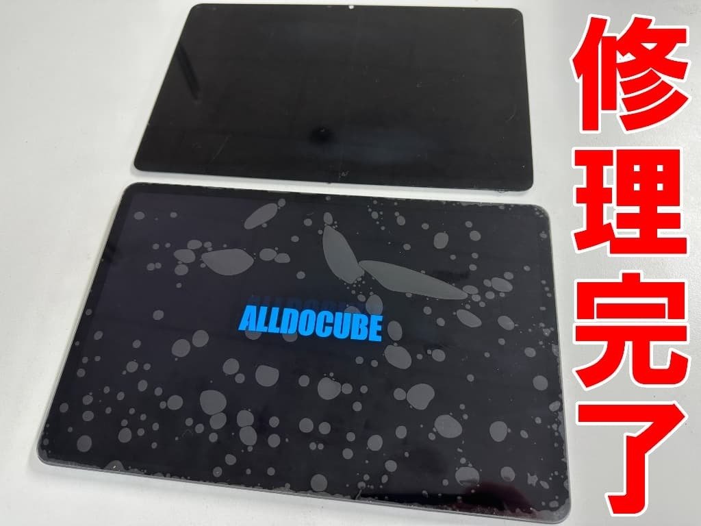 iPlay60PadProの画面交換で映らない症状が改善！真っ暗で操作出来ない