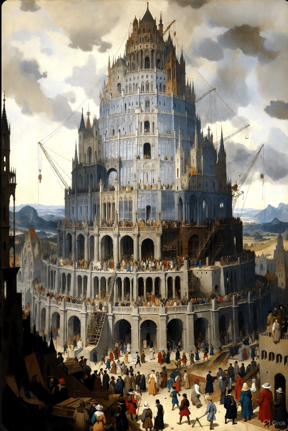 AI生成してもバベルの塔が好き｜Kensuke