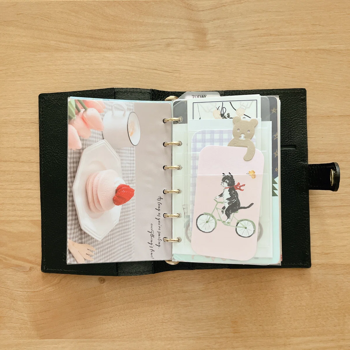 イルビゾンテのシステム手帳カバーを購入したレポ｜toko