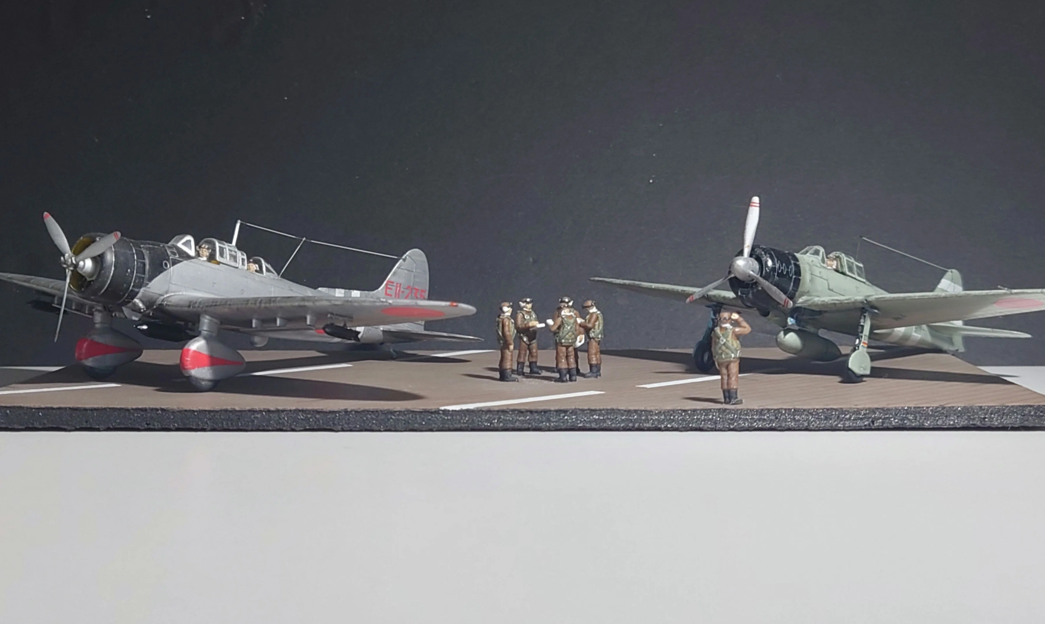 【ワンオフ】HO 仮想　本土決戦　津久田岬砲台　基地　日本軍　要塞　ジオラマ ちょっとジオラマ。真珠湾攻撃、出撃前。｜あおちゃん