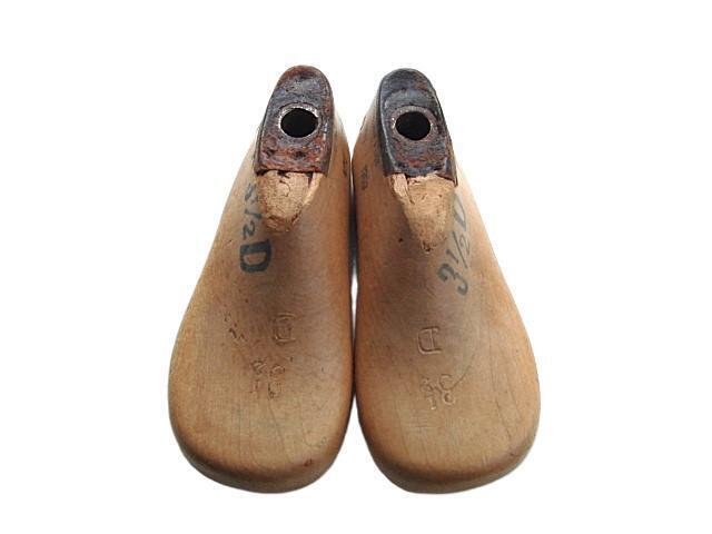 アンティーク　木製シューモールド　ベビーサイズ アンティーク ベビーシューモールド アンティーク 木製シューモールド