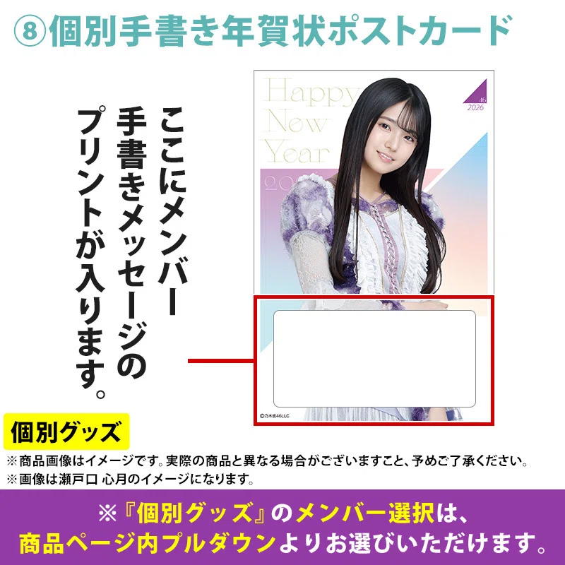 乃木坂46 生写真　happy new year 2026 全97枚 乃木坂46 生写真 happy new year 2026 全97枚 【公式通販】