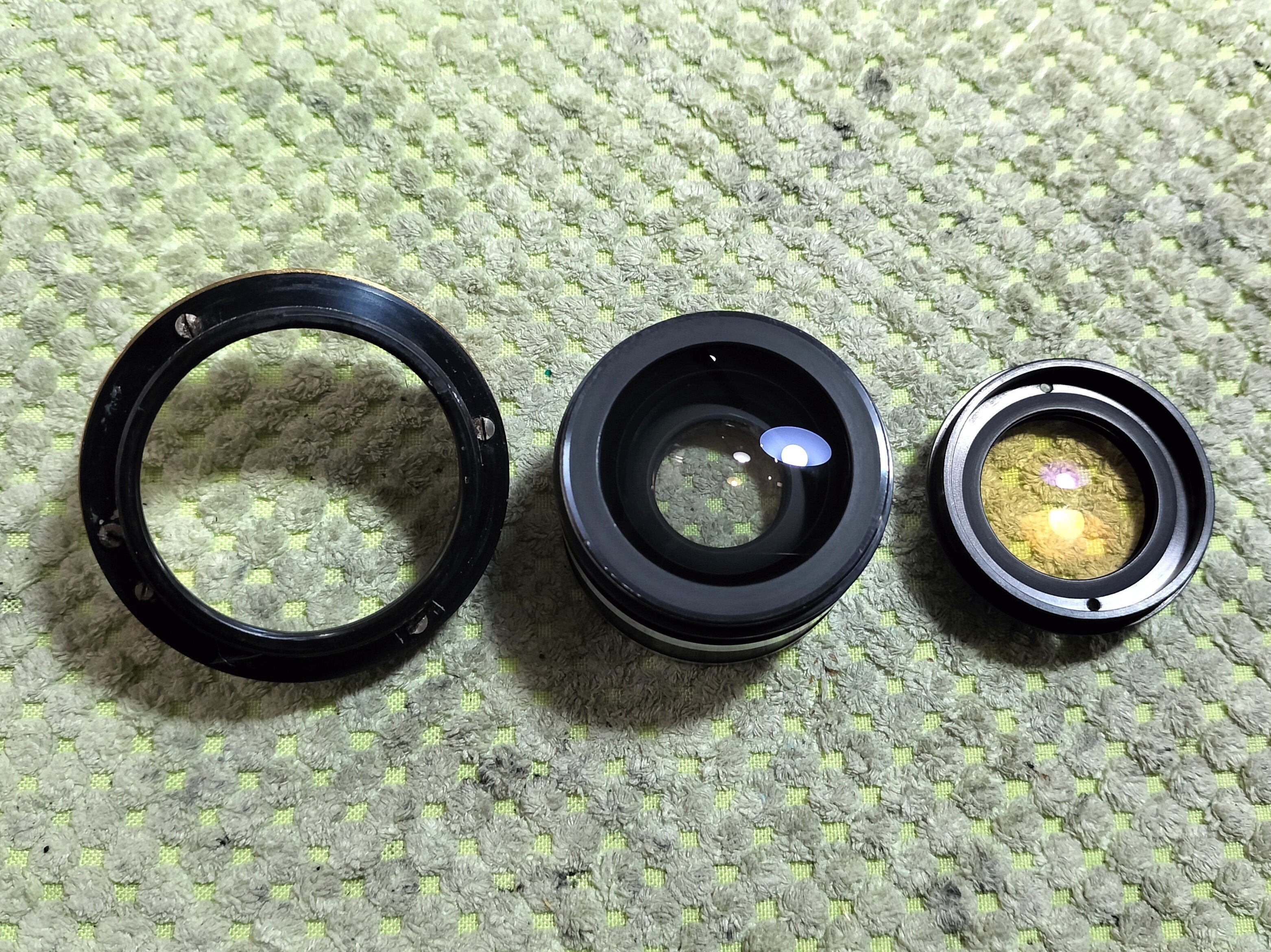 Canon FD 35mm F2 コンカーブ 凹玉の分解｜フィルムカメラ修理のアクア