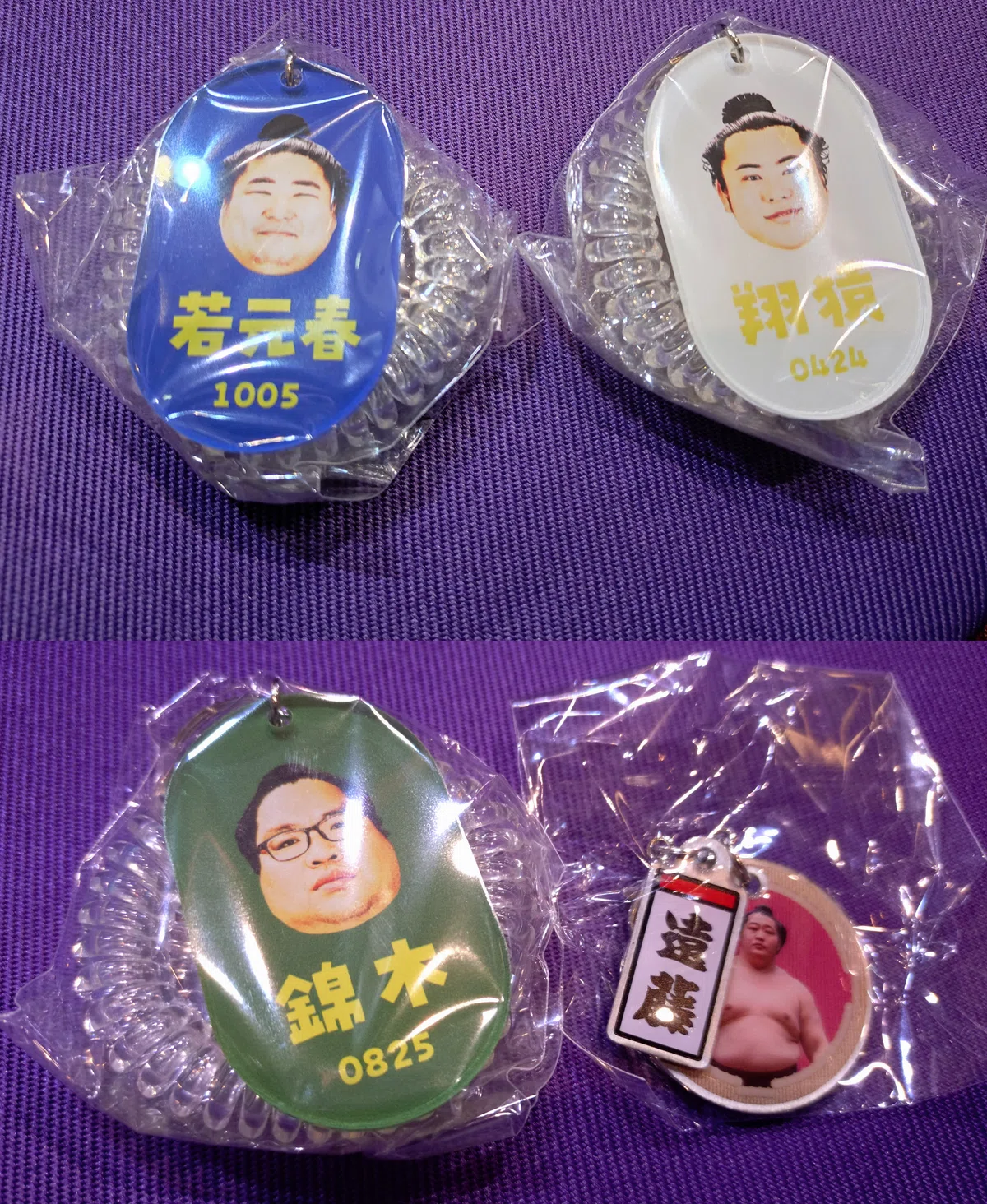 ガチャガチャの戦利品の画像。