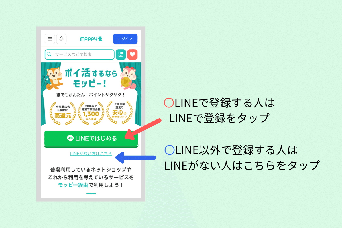 ポイ活はここから！ 初心者向けモッピー登録手順｜りこ | ゼロから始めるマイルの案内人