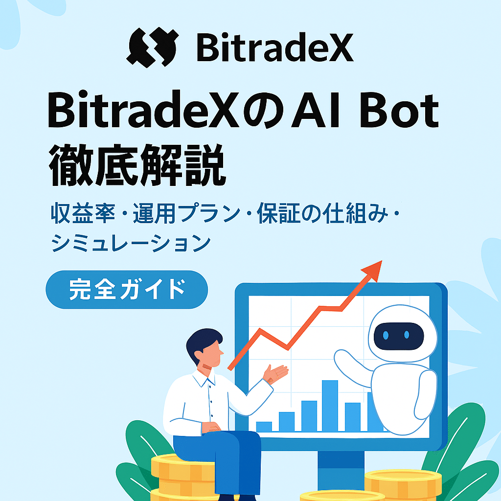 BitradeX AI運用完全ガイド｜収益保証・複利・シミュレーションまで徹底解説｜カズキ