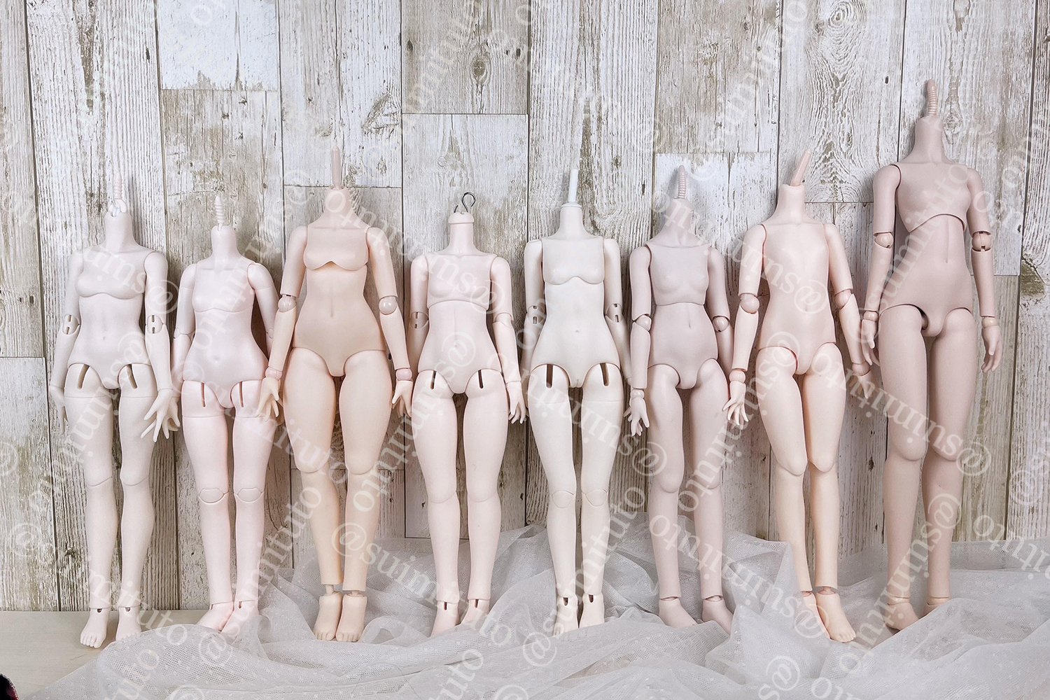 1/4ドールボディ8種類比較してみました｜すい