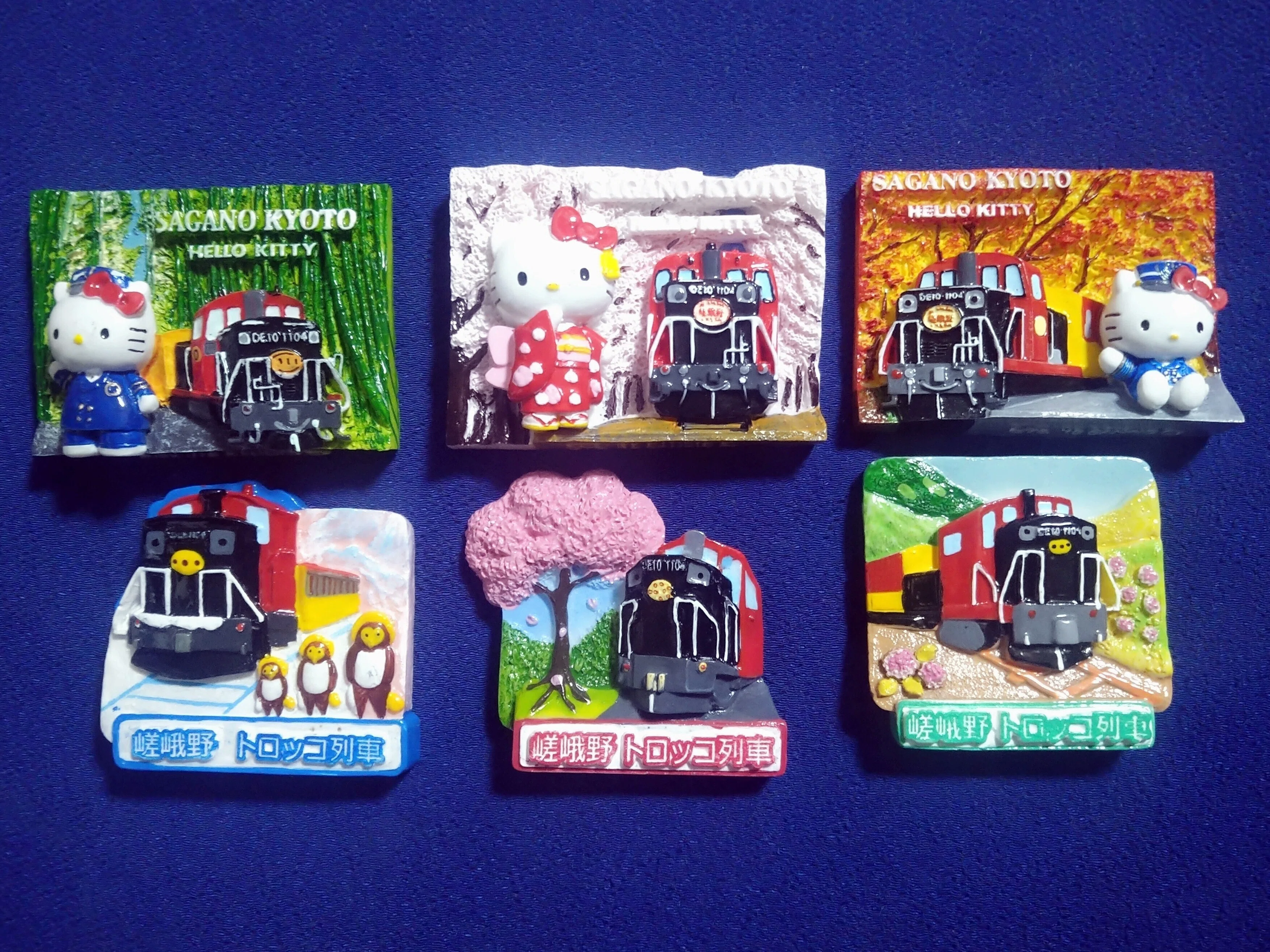 嵯峨野トロッコ列車マグネット新作｜新横浜