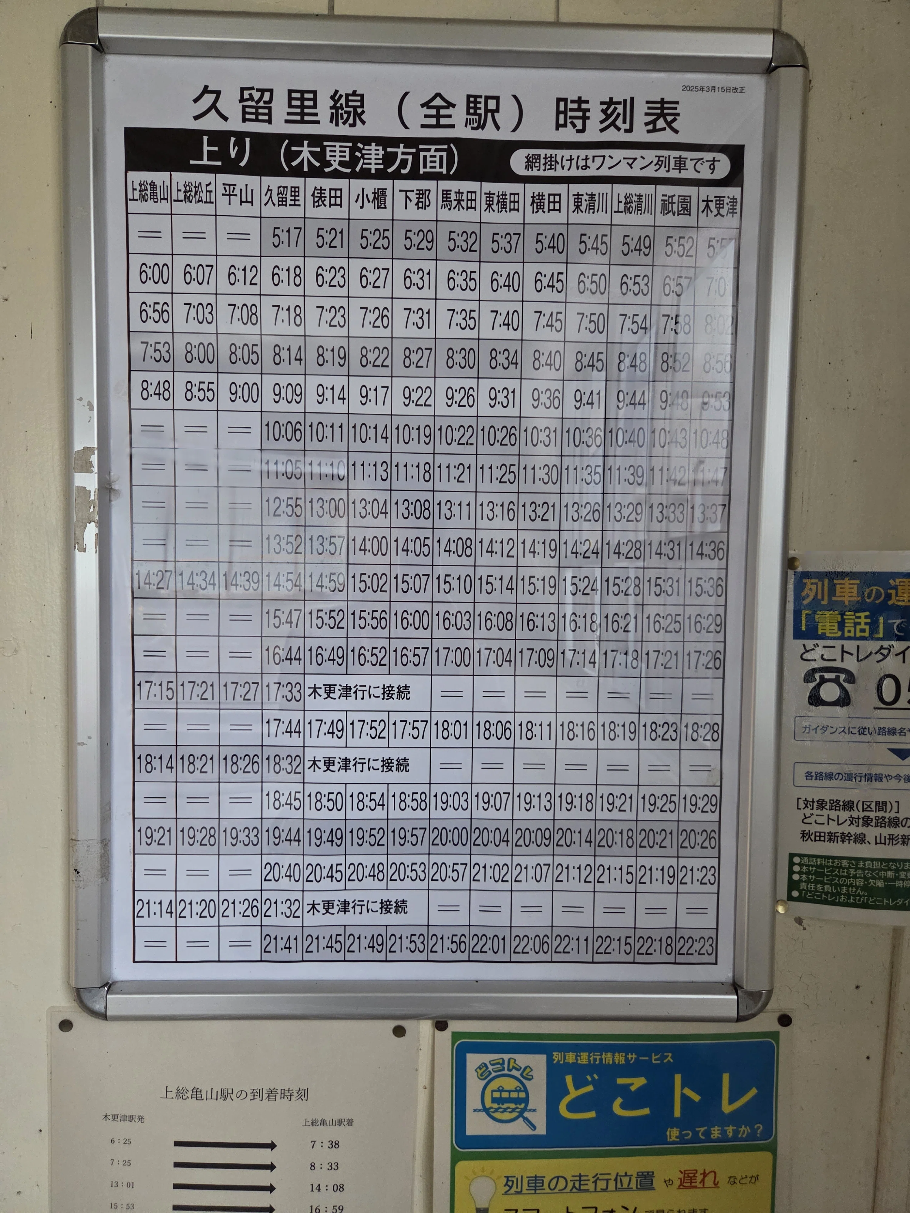 10.26 いざ房総半島の奥地へ！JR久留里線を上総亀山まで乗ってみた
