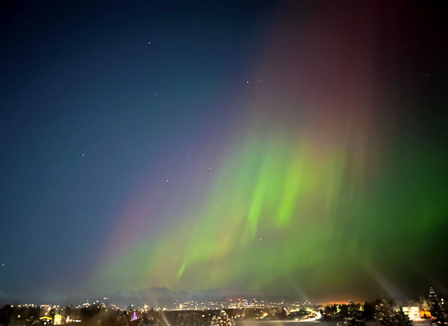 今季初のオーロラが見えた in アラスカ｜ゆかかか@ハワイ→アラスカ