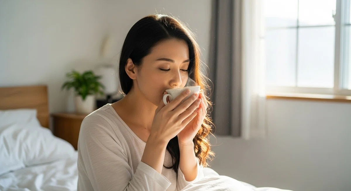 目覚めの白湯