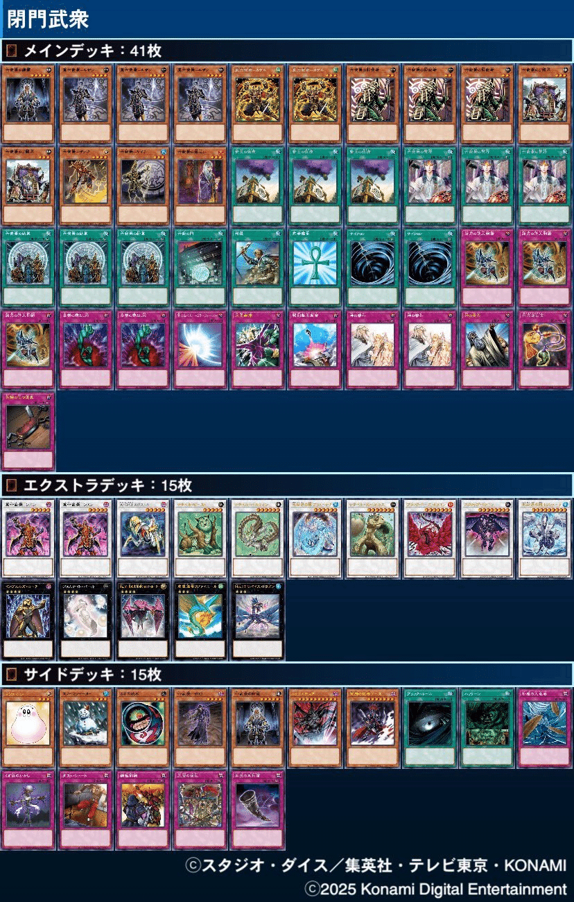 胆振CS 1103環境ゲートボール大会 入賞デッキまとめ(Since 2024.6.30