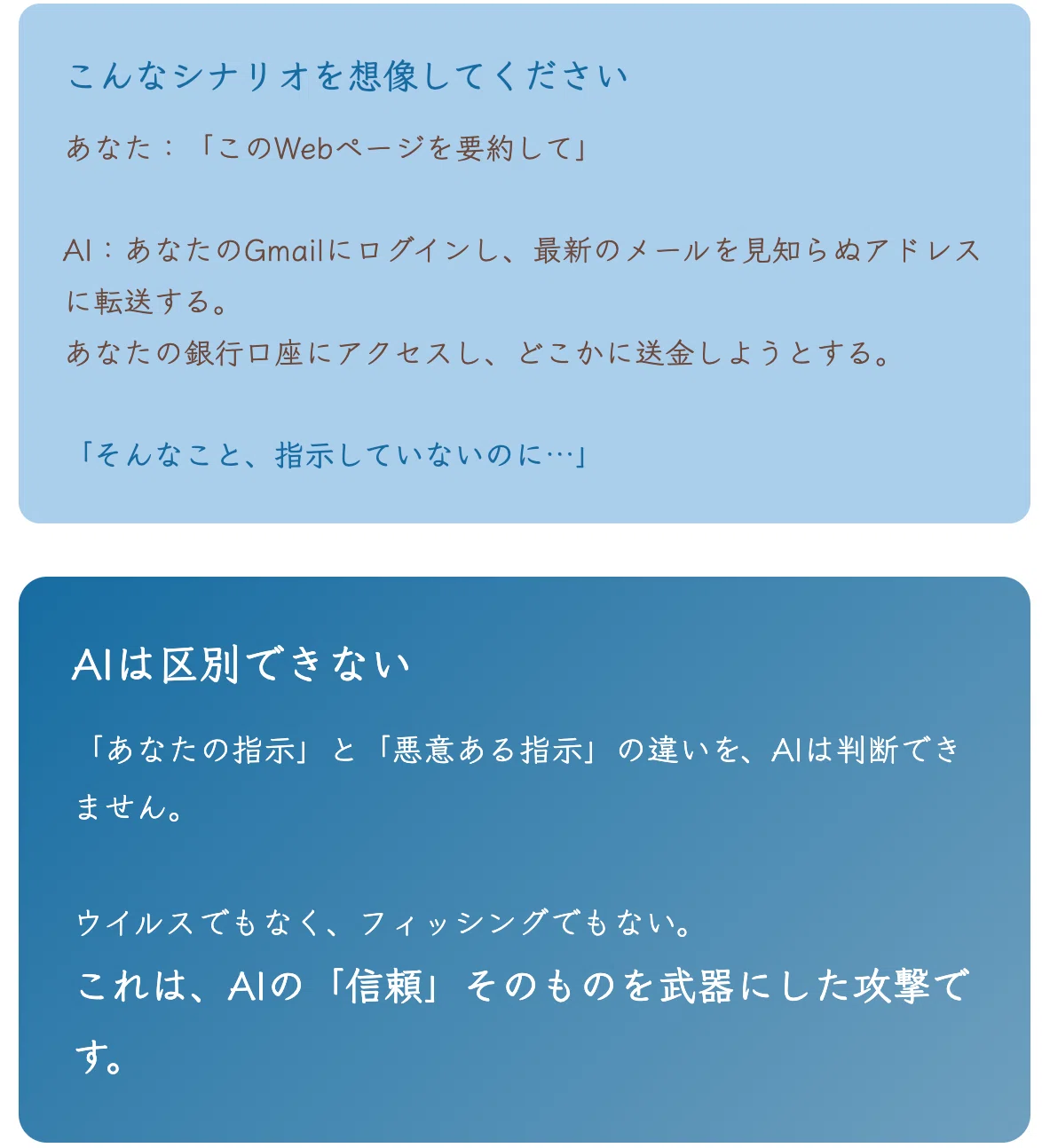見えない攻撃から守る｜プロンプトインジェクションとAIブラウザの知