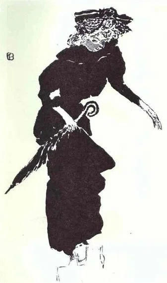 傘を持つ女性」ピエール・ボナールの絵画が素敵だな』とコメントを頂き