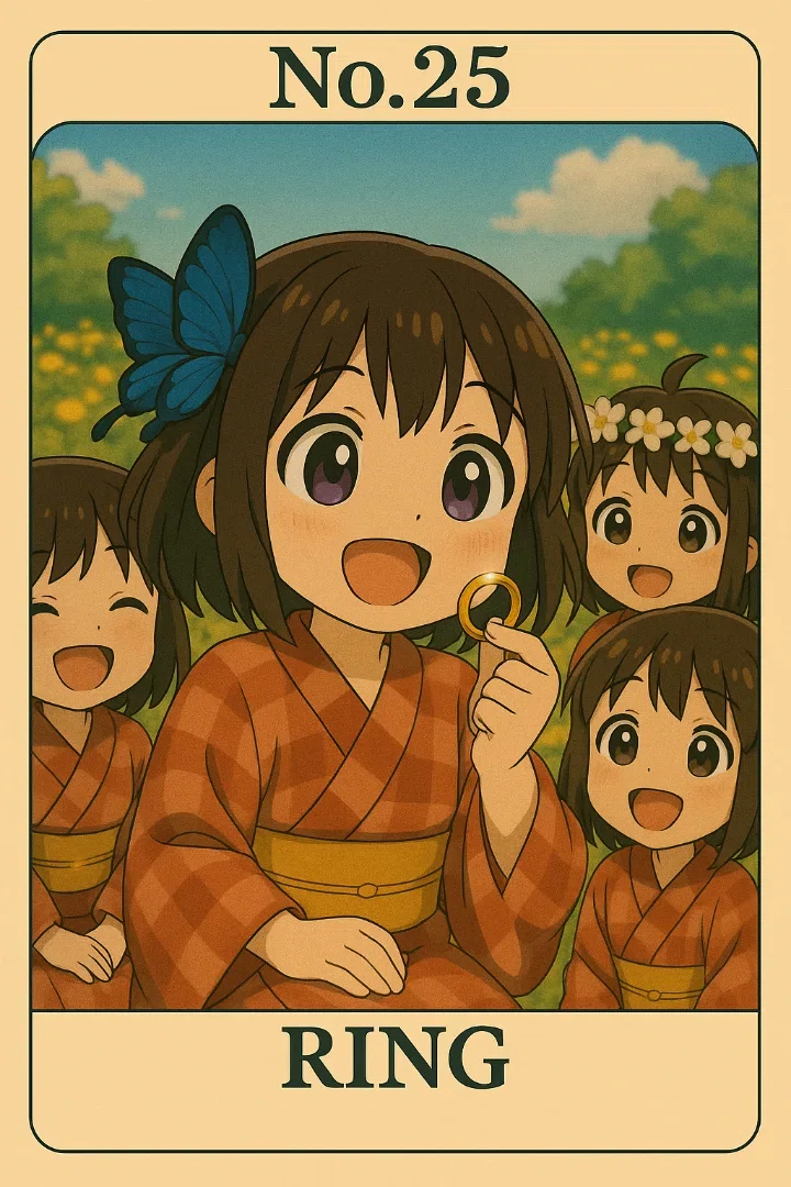 わらこルノルマンカード No.25 《指輪（Ring）》｜わらこ暦🗓️今日の