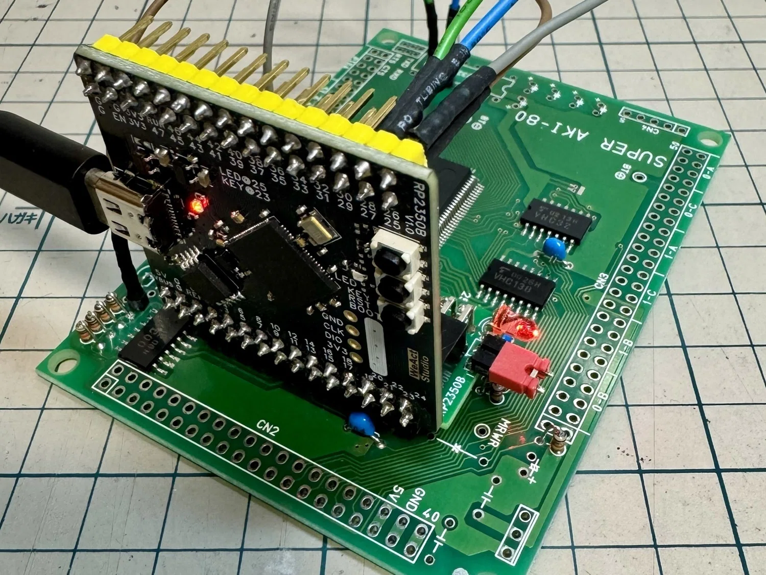 Pico2ROMEmuCBの組み立て方（RP2350B CoreBoard編）｜DragonballEZ