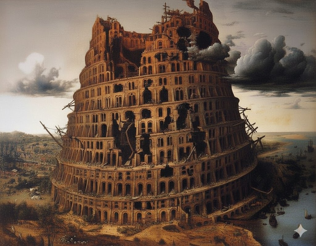 AI生成してもバベルの塔が好き｜Kensuke Mori