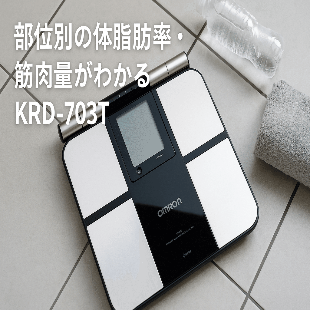 必見】体重計に乗るのが怖いあなたへ。オムロン KRD-703Tが変える