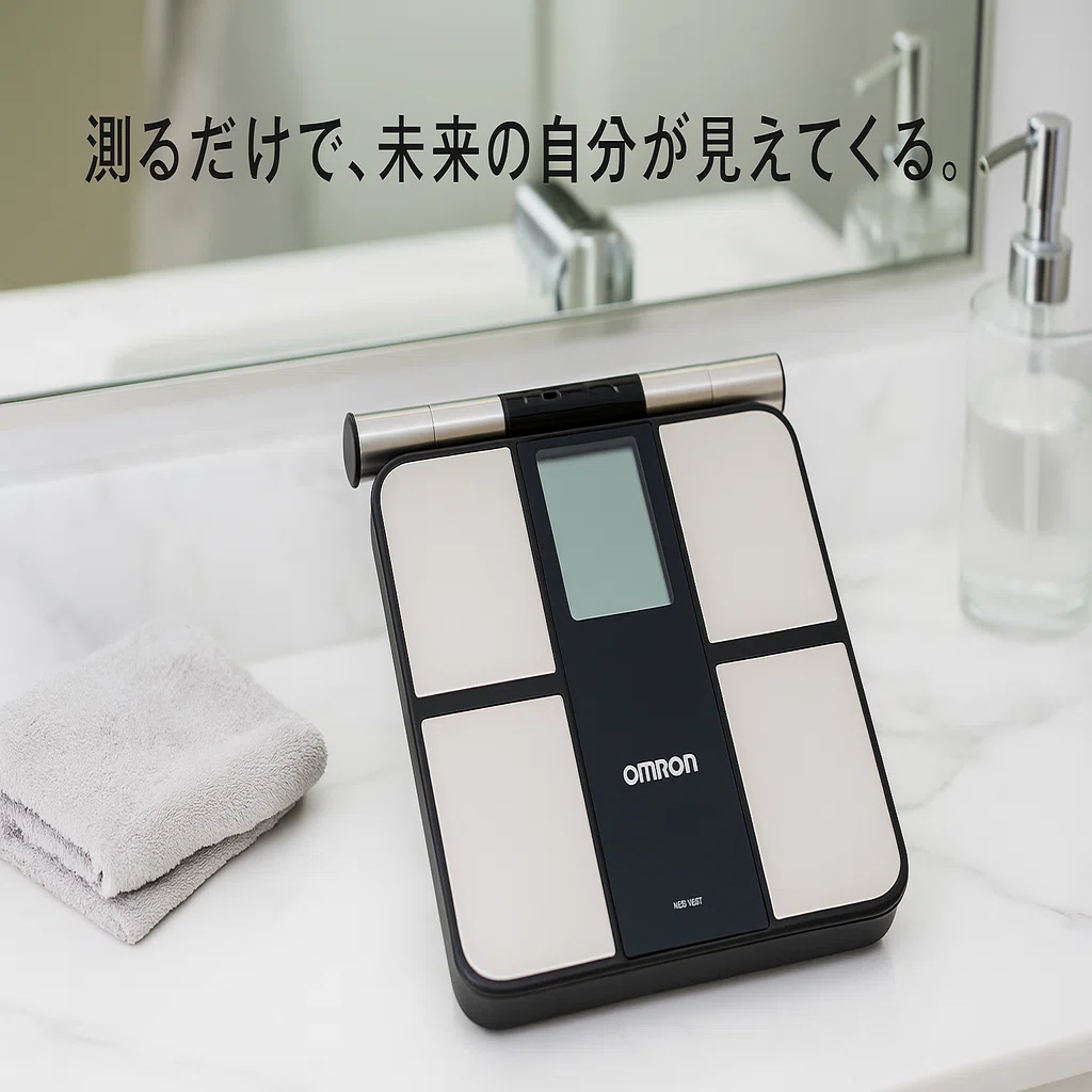 必見】体重計に乗るのが怖いあなたへ。オムロン KRD-703Tが変える
