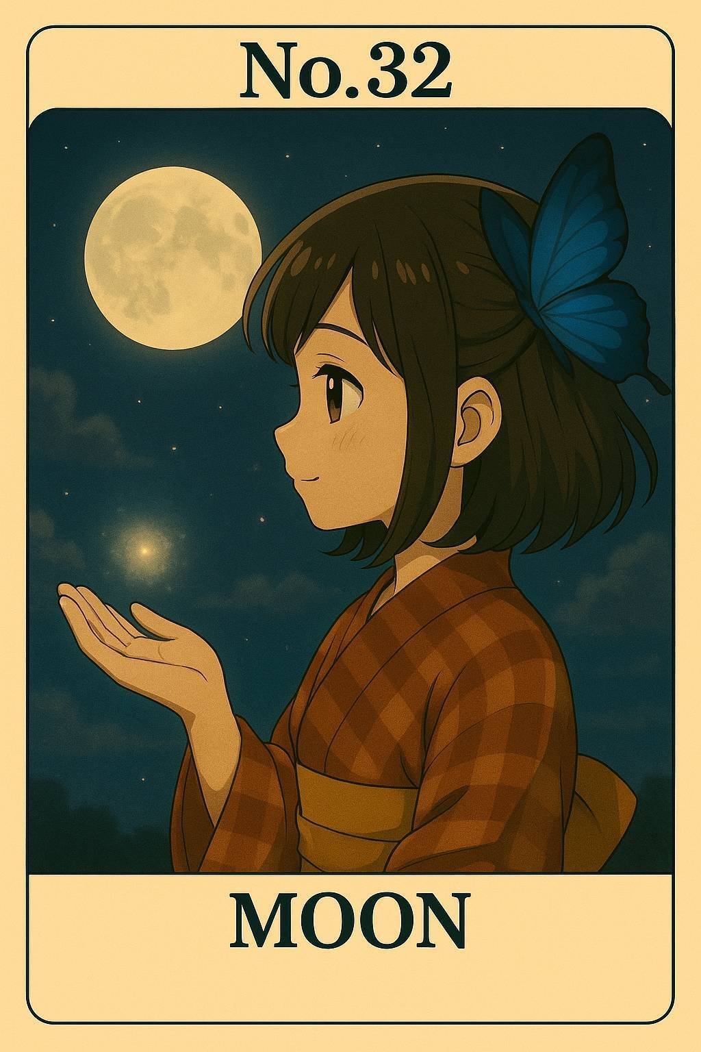 わらこルノルマンカード No.32 《月（Moon）》｜わらこ39 ☆ 音楽