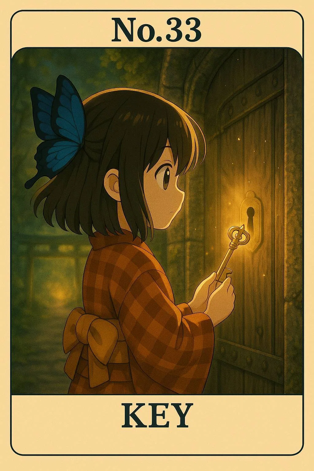 わらこルノルマンカード No.33 《鍵（Key）》｜わらこ暦🗓️今日の運勢