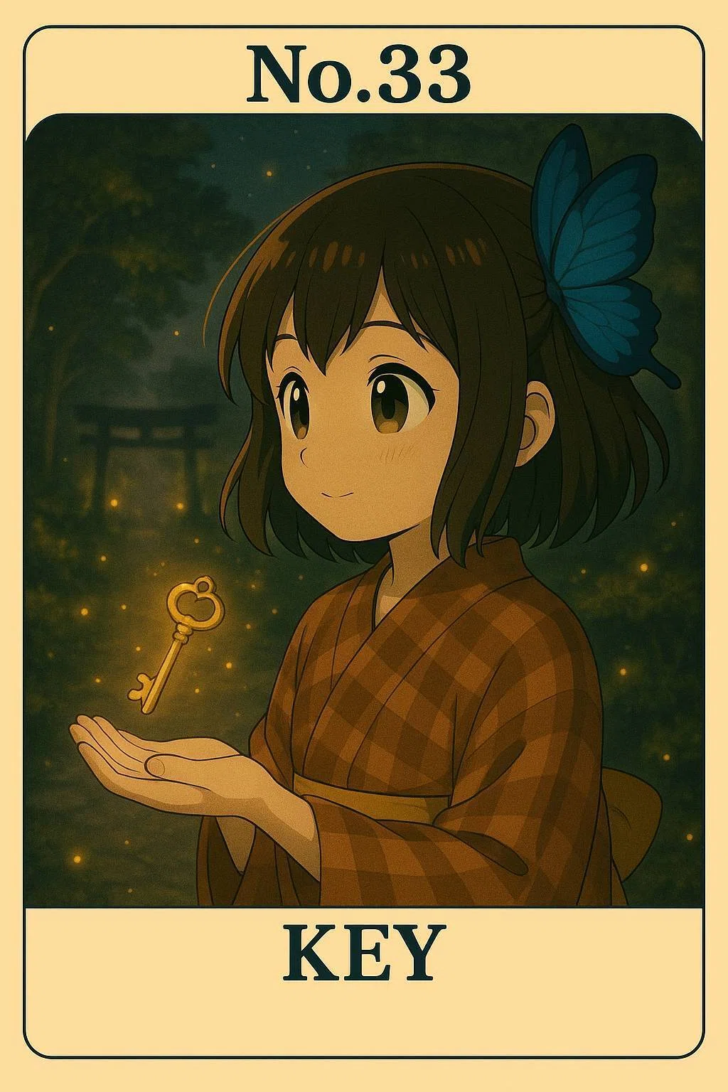 わらこルノルマンカード No.33 《鍵（Key）》｜わらこ暦🗓️今日の運勢