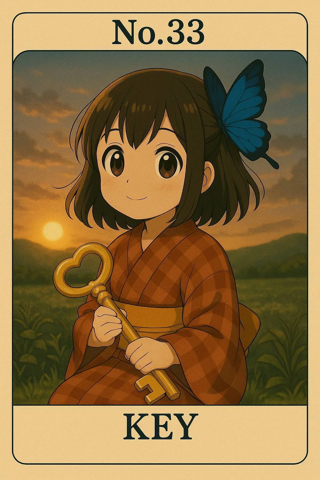 わらこルノルマンカード No.33 《鍵（Key）》｜わらこ暦🗓️今日の運勢