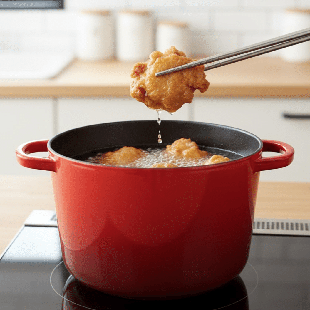 ルクルーゼで揚げ物！最適な鍋と注意点｜次のワタシ製作所