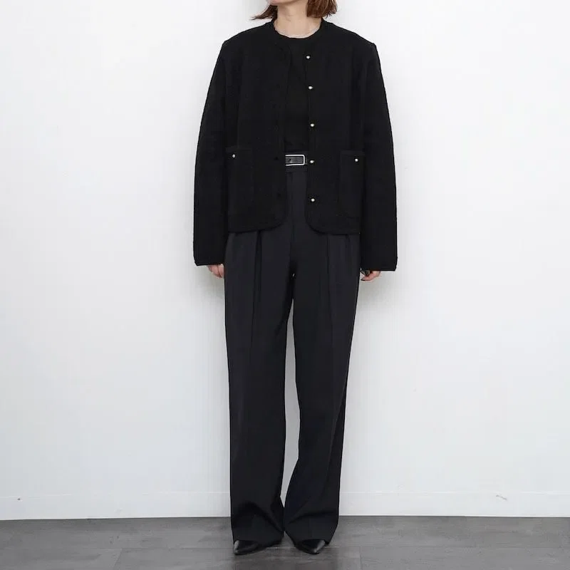 お洒落と快適を両立【THE SHINZONE】WOOL KNIT JACKET｜THIRTY' THIRTY'
